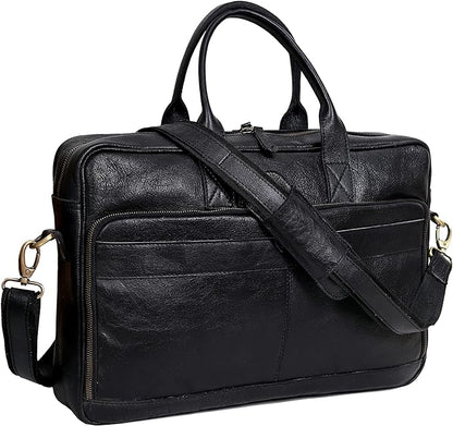 VC VINTAGE COUTURE Leather briefcase bag by VCVINTAGECOUTURE