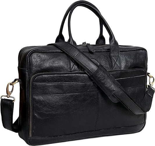 VC VINTAGE COUTURE Leather briefcase bag by VCVINTAGECOUTURE