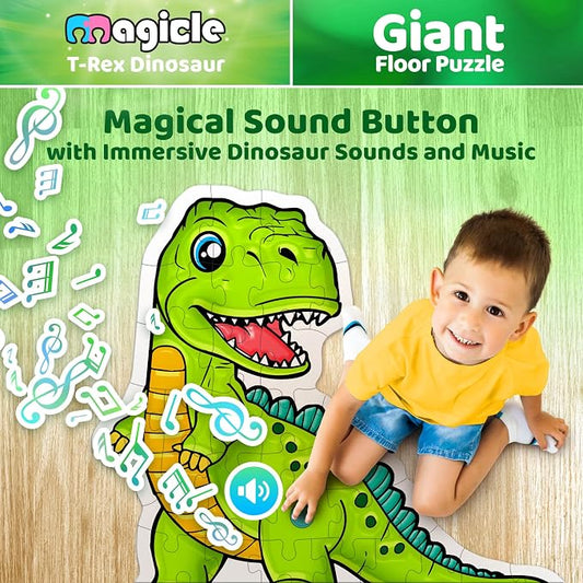 Dinosaur Giant Floor Puzzle - Image 2