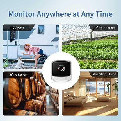 Frigga 4G Cellular Temperature & Humidity Monitor, No WiFi Required, Remote - Image 9