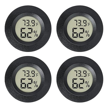 EWPJDK Mini Hygrometer Indoor Humidity Meter Hygrometer Thermometers 4 Pack by EWPJDK