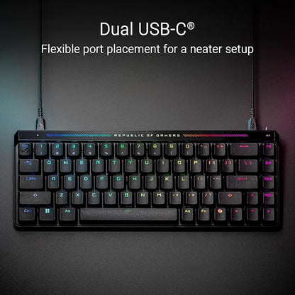 ROG Falchion Ace HFX 65% Hall Effect Gaming Keyboard – HE Magnetic Switches - Image 7
