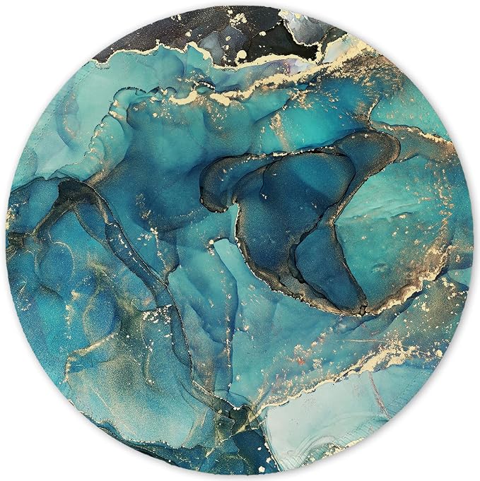 ITNRSIIET Round Mouse Pad with Stitched Edge Premium-Textured Waterproof by +ITNRSIIET
