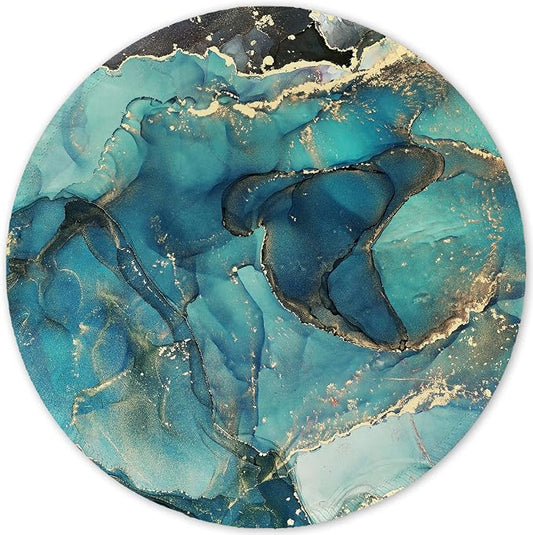 ITNRSIIET Round Mouse Pad with Stitched Edge Premium-Textured Waterproof by +ITNRSIIET