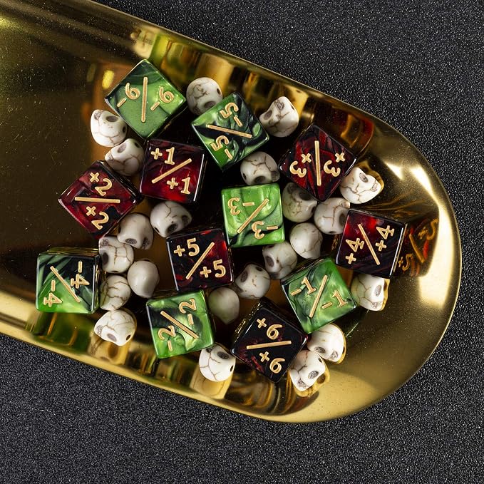 48 Pieces MTG Dice Counter Magic The Gathering Counters +1/+1 Dice Tokens Set - Image 3