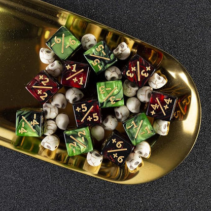 48 Pieces MTG Dice Counter Magic The Gathering Counters +1/+1 Dice Tokens Set - Image 3