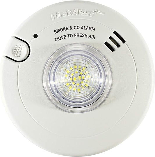 First Alert BRK 7030BSL Hardwired Hearing Impaired Combination Alarm by FirstAlert