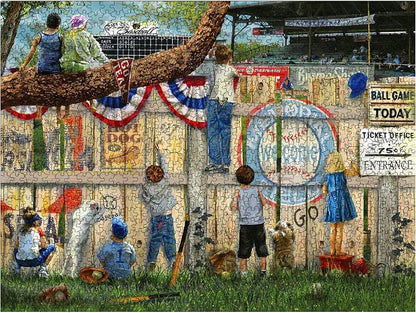 White Mountain in The Cheap Seats Jigsaw Puzzles - Image 3