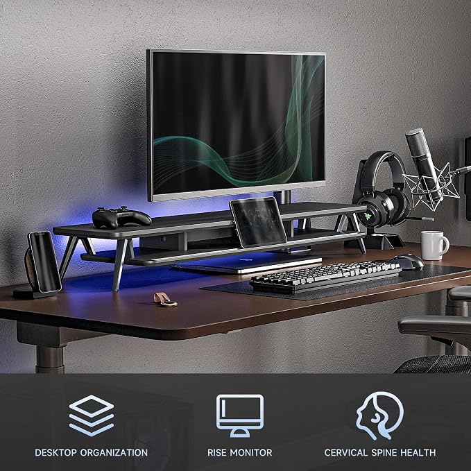 Fenge Dual Monitor Stand, Monitor Stands Riser - Image 6