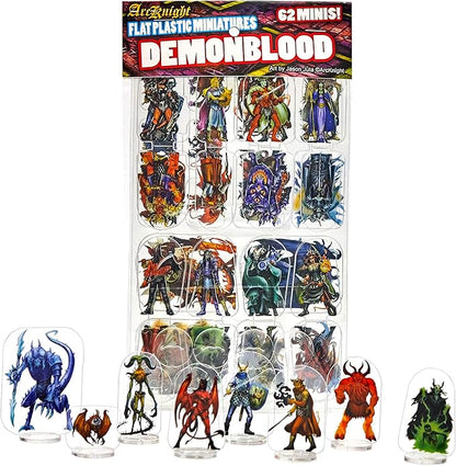 Arcknight Flat Plastic Miniatures: Demon Blood; 62 Unique Infernal-Themed Minis by Arcknight
