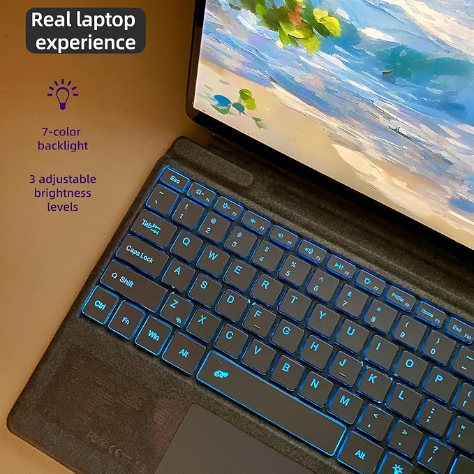 Keyboard for Microsoft Surface Pro Copilot+ / Pro 11 / Pro 10 / Pro 9 / Pro 8 / - Image 4