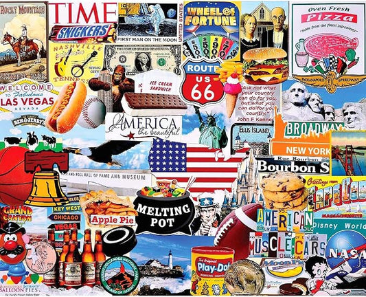 White Mountain Puzzles I Love America by WhiteMountain
