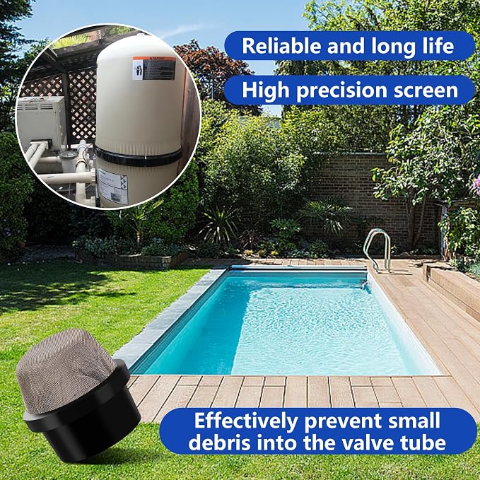DECOHS 4 Pcs 190106Z Air Bleeder Screen Cap- Stainless Steel Screen Filter Cap - Image 7