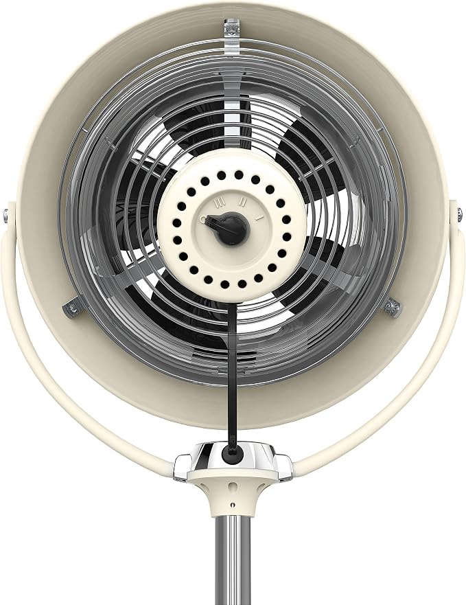 Vornado VFAN™ Sr. Pedestal Vintage Fan Retro Metal Standing Air Circulator - Image 4