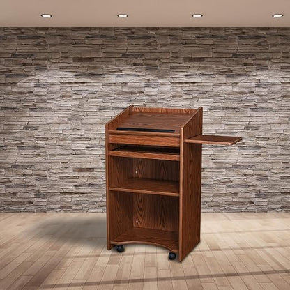 OEF Furnishings Mobile Floor Lectern - Image 7