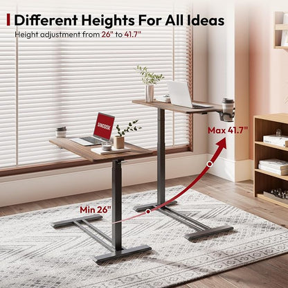 SANODESK Medical Adjustable Overbed Bedside Table - Image 8
