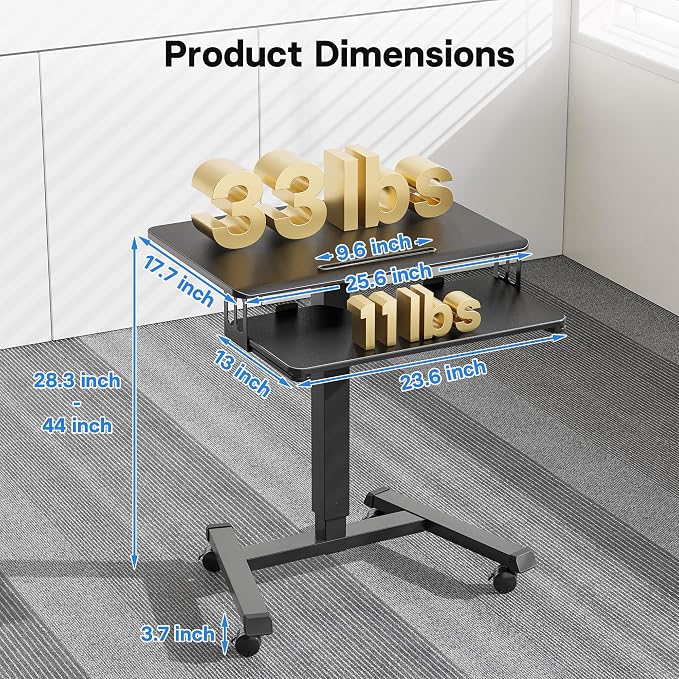 BONTEC Mobile Standing Desk - Image 2