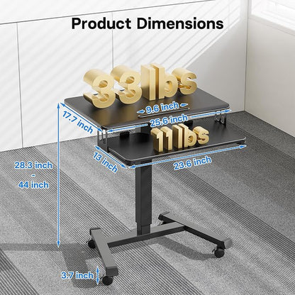 BONTEC Mobile Standing Desk - Image 2