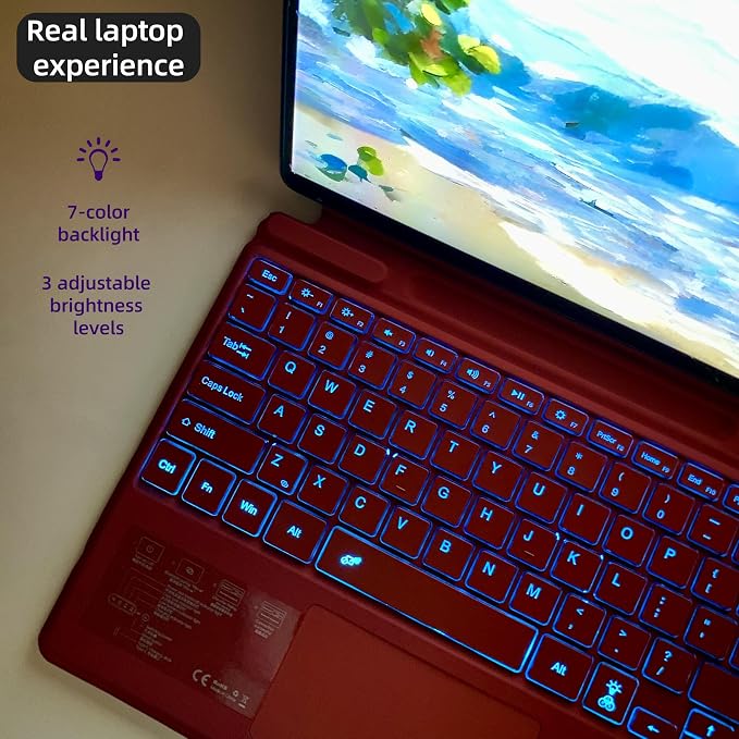 Keyboard for Microsoft Surface Pro Copilot+ / Pro 11 / Pro 10 / Pro 9 / Pro 8 / - Image 4