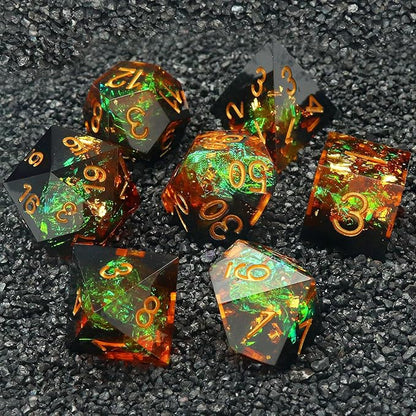 Haxtec Galaxy DND Dice Set Sharp Edge Dice - Image 6
