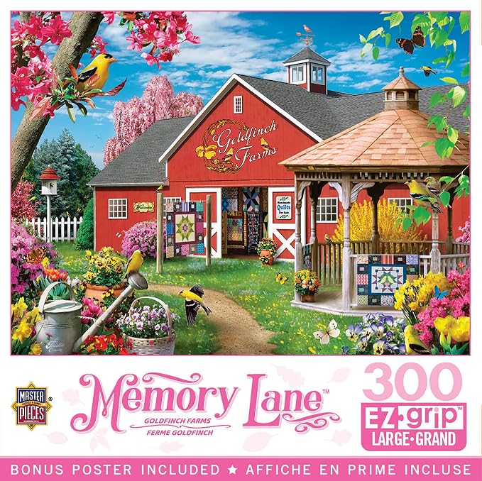 MasterPieces - 300 Piece Jigsaw Puzzle, Large EZ Grip, Adult & Family Fun by MasterPieces