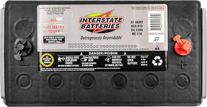 Interstate Batteries Heavy Duty Marine Deep Cycle Battery 12V 100Ah 925CCA Pure - Image 2