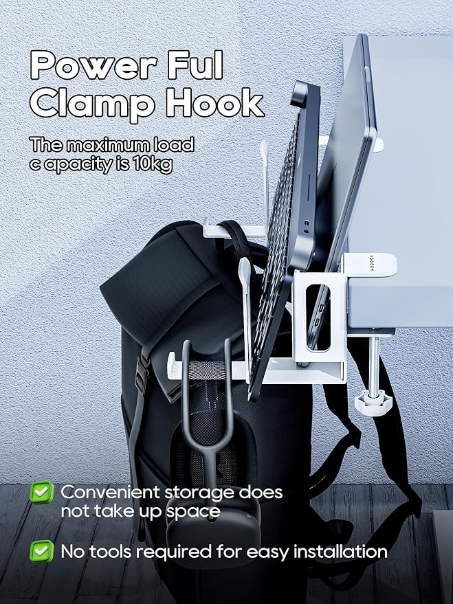 NODOCA 2-Slot Vertical Laptop Stand - Image 3
