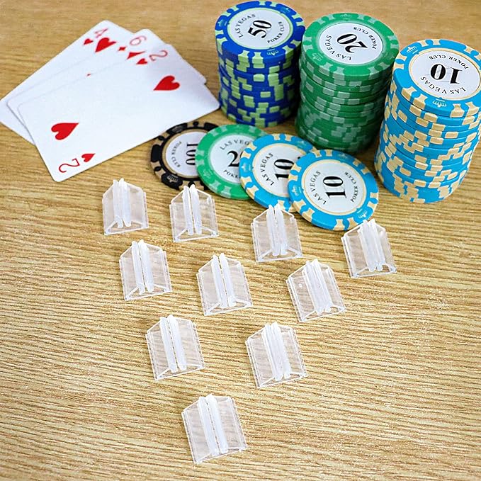 120 PCS Plastic Game Card Stands Blank Board Markers Holder - Image 5