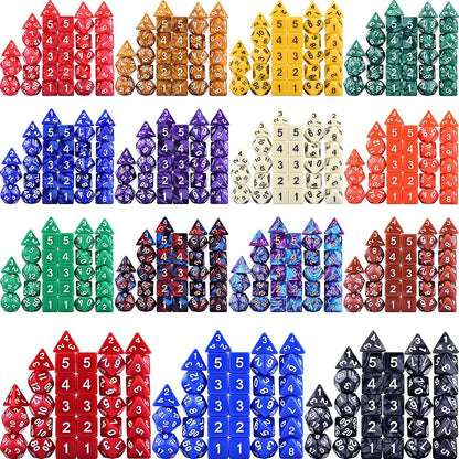 Extended RPG Dice Set 15 x 31 Polyhedral Dice - Image 5