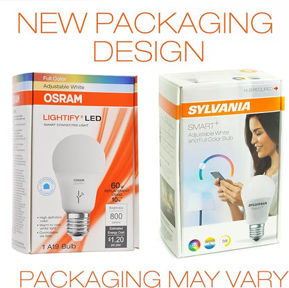 Sylvania SMART+ ZigBee Bulb, Color Changing and Dimmable A19 LED Bulb, 60 Watt - Image 7