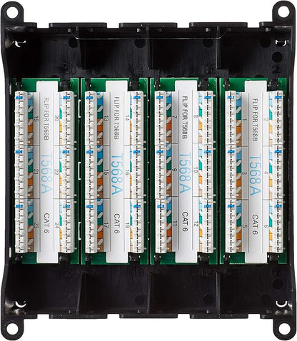 Leviton Twist and Mount Patch Panel, CAT 6 24 Port - Image 2
