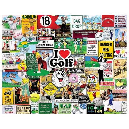 White Mountain Puzzles I Love Golf - Image 3