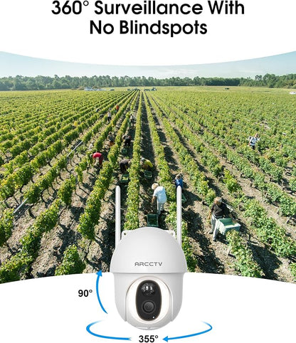ARCCTV 4G LTE Cellular Security Camera Outdoor, Wireless Solar Powered - Image 5