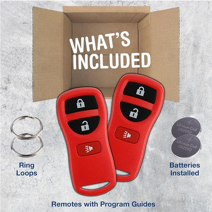 2X KeylessOption Key Fob for 2002 2003 2004 2005 2006 2007 2008 2009 2010 2011 - Image 3