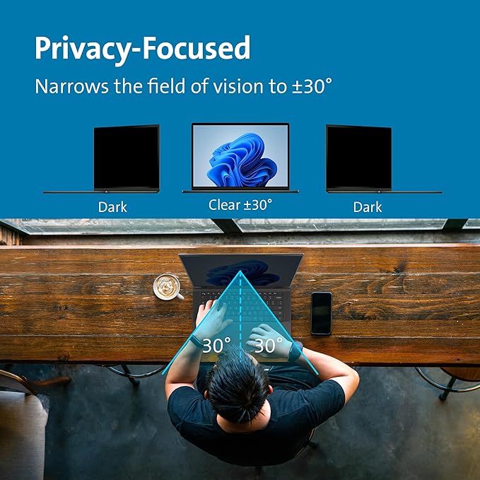 Kensington MagPro™ Magnetic Laptop Privacy Screen 13.3 inch, Removable 16:10 - Image 4
