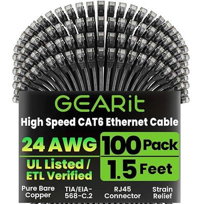 GEARit Cat 6 Ethernet Cable Pack by GEARit