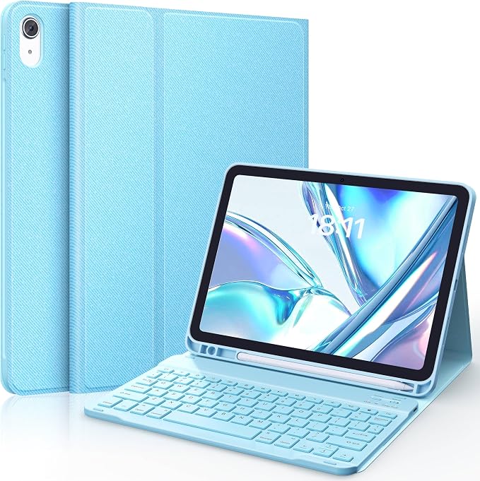 CHESONA Keyboard Case for iPad 11th/10th Generation, Detachable Wireless by CHESONA