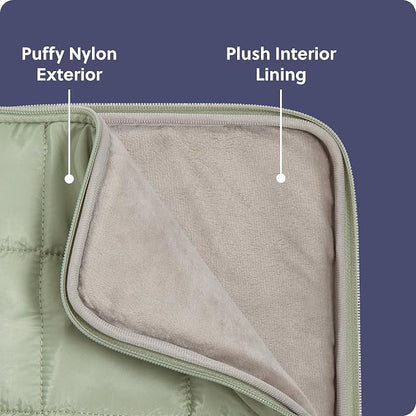 U Brands Nylon Puffer Zipping Medium Laptop Sleeve, 9.75" x 13", Computer - Image 3