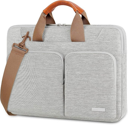 Lacdo 360° Protective Laptop Shoulder Bag, 14 inch Computer Bag by Lacdo