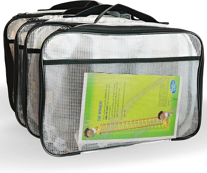 4PC Large Mesh Storage Bag for Board Games, Zippered Bags for Organization - Image 8
