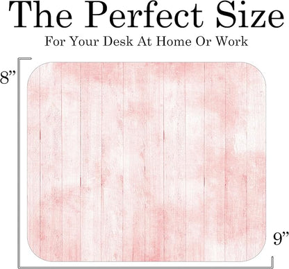Pink Wood Decorative Colorful Mouse Pad Mat Mousepad - Image 3