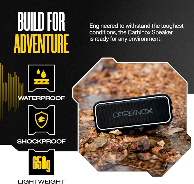 CARBINOX Portable Bluetooth Speaker - Image 3
