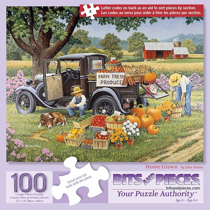Bits and Pieces – 100 Piece Jigsaw Puzzle by BitsandPieces