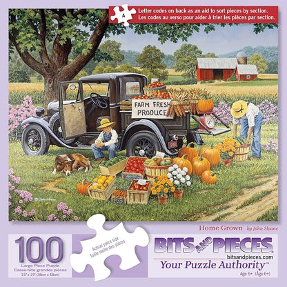 Bits and Pieces – 100 Piece Jigsaw Puzzle by BitsandPieces