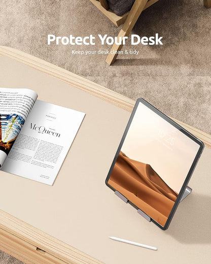 YSAGi Leather Desk Pad Protector, Office Desk Mat, Large Mouse Pad, Non-Slip PU - Image 7