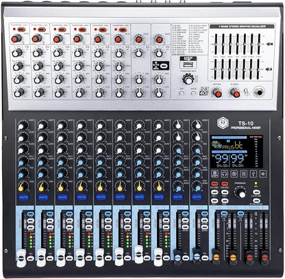 W IN-MIX Professional DJ Audio Mixer, 10 Channel by WIN-Mix