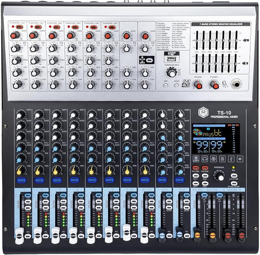 W IN-MIX Professional DJ Audio Mixer, 10 Channel by WIN-Mix
