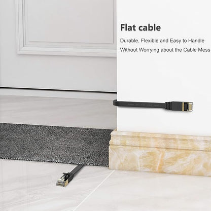 Cat 7 Ethernet Cable 25 ft High Speed 10Gbps 600MHz, Shielded Ethernet Cord - Image 4