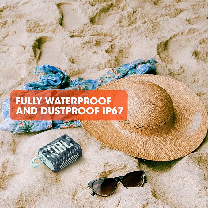 JBL Go 3 - Portable Mini Bluetooth Speaker, big audio and punchy bass, IP67 - Image 5