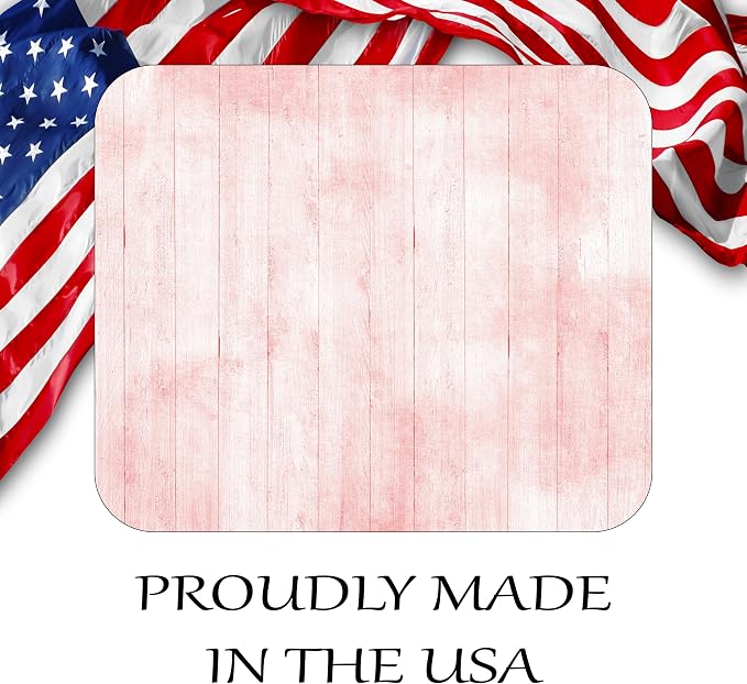 Pink Wood Decorative Colorful Mouse Pad Mat Mousepad - Image 5
